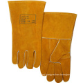 Customized Heat Resistant Driver Leather Welding Gloves For Safety